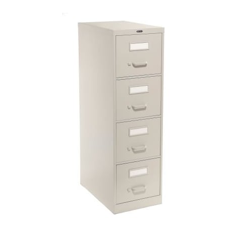 Gec Global‚Ñ¢ Vertical File Letter Size 4 Drawer 25"D, Light Gray 25-401LGR